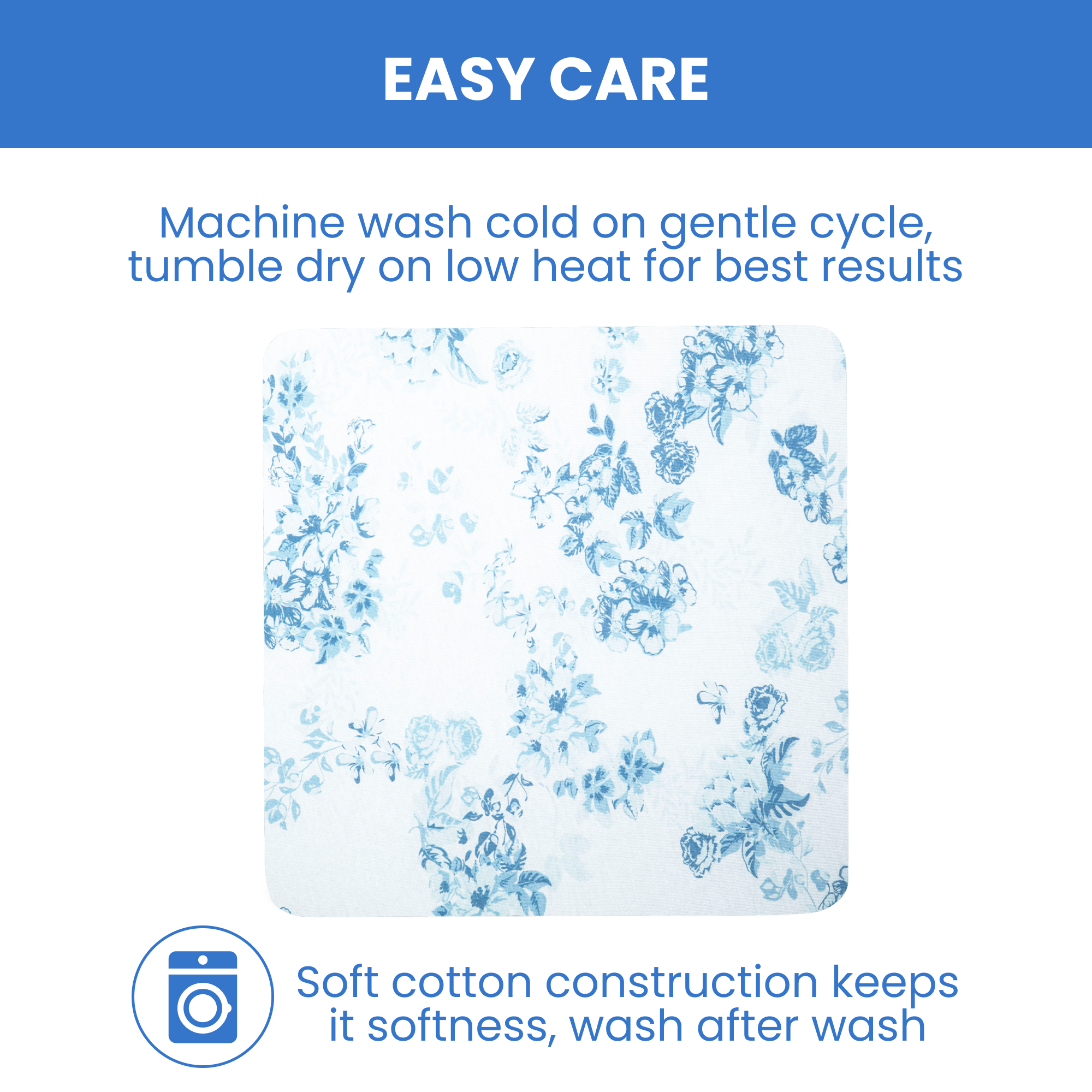 Delta Children Fitted Crib Sheets for Girls and Boys - 100% Organic Cotton Crib Sheet for Standard Crib and Toddler Mattresses - 28x52 Inch - GOTS Certified (Pack of 3), Blue Botanicals