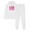 White, variant on JURANMO 2024 Fall Winter 2 Piece Set for Women Sweatsuit Cute Teen Girls Love Letter Print Hoodies and Elastic Waist Athletic Sweatpants Two Piece Outfits Lightning Deals Blue S