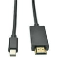 thumbnail image 6 of Simyoung Mini DisplayPort to HDMI Cable Mini DP to HDMI DP 6 Feet Thunderbolt Port Compatible MacBook Air/Pro, Microsoft Surface Pro/Dock, Monitor Project Video Black, 6 of 7