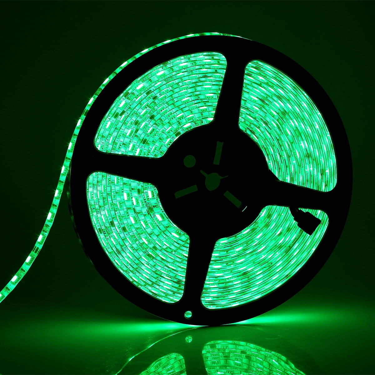 SUPERNIGHT Flexible 32.8ft 10M 600LEDs SMD 5050 LED Strip Light IP65 Waterproof - Color: RGB