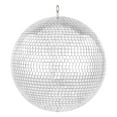 thumbnail image 1 of VEVOR Mirror Disco Ball 16 In Silver Party Large Disco Ball with Hanging Ring, 1 of 9