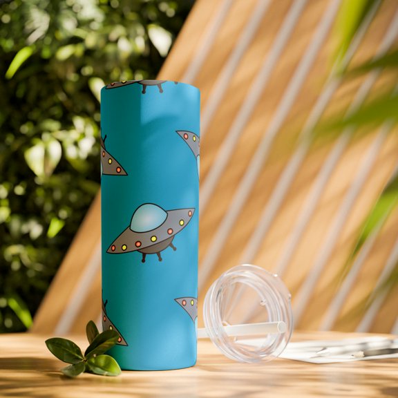 Skinny Tumbler with Straw, 20oz