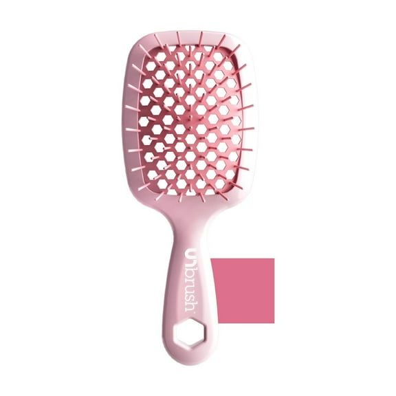 FHI Heat UNbrush Detangling Brush Mini - Peony Light Pink