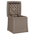 thumbnail image 2 of Suncast Éléments Carré Résine Patio Bac de Rangement Table de Fin, Taupe Foncée, 2 of 5