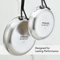 thumbnail image 4 of Juego de sartenes KitchenAid de acero inoxidable pulido, 4 of 9