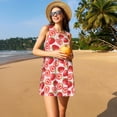 thumbnail image 3 of Disketp Cute Strawberry para Vestido sin Mangas para Mujeres, Vestidos de Verano para Mujeres, Casual y Holgado para la Playa, 3 of 7
