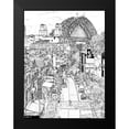 thumbnail image 2 of Wang, Melissa 19x24 Black Modern Framed Museum Art Print Titled - City in Black and White II, 2 of 5