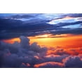 thumbnail image 2 of Sunset above Clouds Wall Mural by Wallmonkeys Peel and Stick Graphic (48 in W x 32 in H) WM139859, 2 of 4