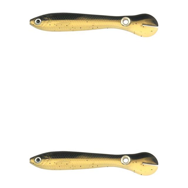 Eigraketly Paquete de 10 señuelos de pesca falsos, cebo elástico para peces de agua salada, señuelos de atracción, Swimbaits, aparejos de Type4 NO4