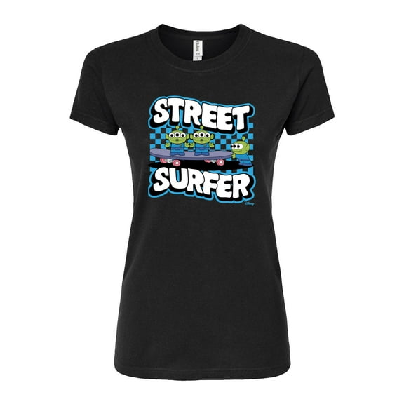 Disney - Toy Story - Street Surfer - Juniors Fitted Graphic T-Shirt