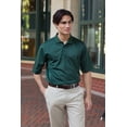 thumbnail image 4 of Men's Match Buttons Texture Collar Sport Polo Shirt, 4 of 4