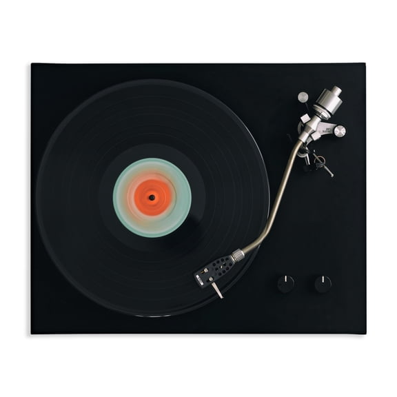 Stupell Industries Vintage Spinning Record Canvas Wall Art, design by Tom Quartermaine