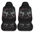 thumbnail image 2 of KAKALAD Flowers And Hummingbird 05 Car Accessories Seat Covers Set Vehicle Seat Covers Universal Front Seats Protector 2 Pcs, 2 of 9