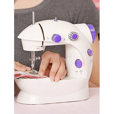 Mini Sewing Machine With Foot Pedal, Dual Speed Portable, The Simplest Version Of Sewing Process Suitable For Beginners