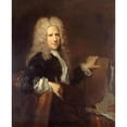 thumbnail image 3 of Antoine Pesne 15x18 Black Modern Framed Museum Art Print Titled - Jean Mariette (1660-1724), Engraver of the King (1723), 3 of 5
