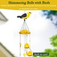 thumbnail image 3 of American Goldfinch Bird Wind Chimes with Bells, Large Unique Birds Chimes for Garden Backyard Church Hanging Decor, 40", 3 of 9
