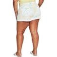 thumbnail image 2 of Tinseltown Womens Plus Mini High Rise Denim Shorts, 2 of 2