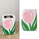 thumbnail image 4 of Bote de basura floral, Bote de basura floral Bote de basura grande y lindo Contenedor de basura moderno Diseño aerodinámico, 4 of 8