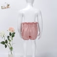 thumbnail image 4 of LYMAYTER Newborn Baby Soft Cotton Diaper Covers Girls Cute Ruffle Solid Shorts for 0-3Y Toddler Bottoms, 4 of 8