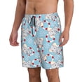 thumbnail image 2 of KLL Baby Elephant Men's Casual Summer Beach Shorts Hawaiian Shorts with Pockets-Medium, 2 of 5