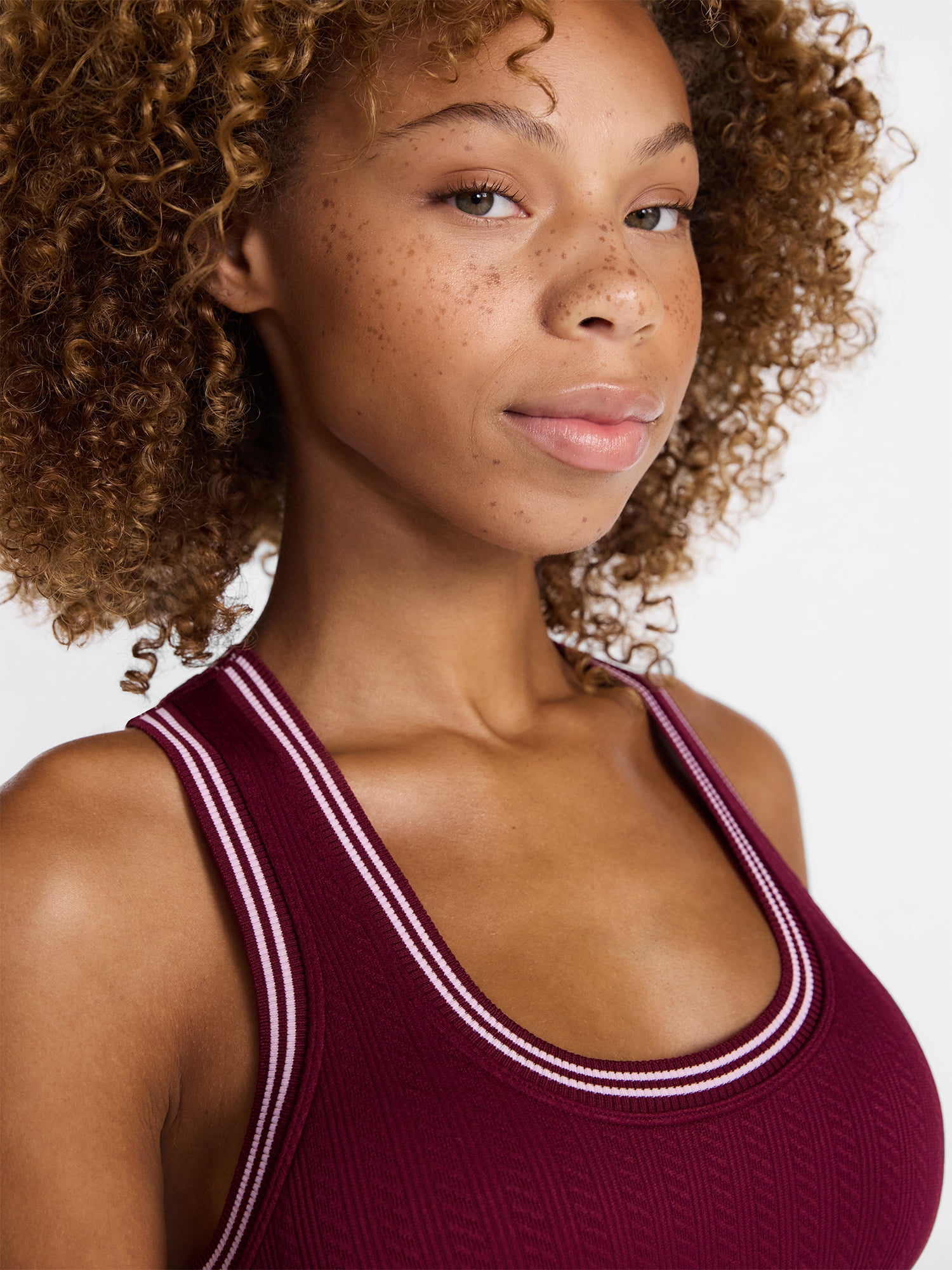 No Boundaries Seamless Racerback Bralette and Boyshorts Set, 2 Piece, Women's XS-XXXL
