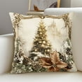 thumbnail image 4 of YIKA Christmas Pillow Cover Christmas Snowman Short Linen Printed House Decoration Pillow Pillow Christmas Decorations I, 4 of 6
