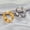 Gold moon, variant on Dainty Heart Dangle Ring for Girl Couple Moon Charm Gifts Stainless Steel
