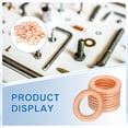 thumbnail image 3 of 38 Pcs Rondelle Plate, 6mm ID, 12mm OD, 1.5mm d'Épaisseur pour Boulons Vis Machines, 3 of 6