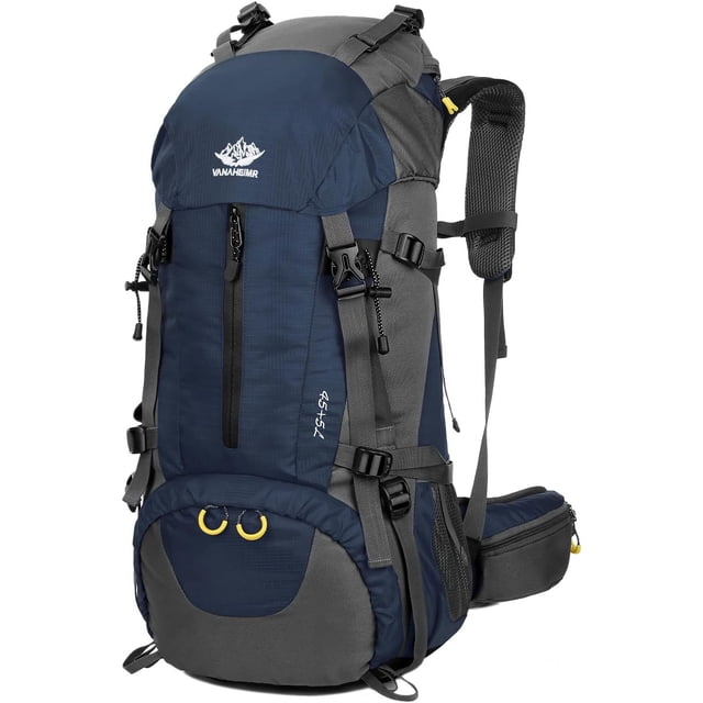 50L(45 5) Waterproof Hiking Backpack - Outdoor Sport Daypack with Rain Cover