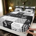 thumbnail image 4 of Manfei Mallard Duck Pattern King Sheets,Farmhouse Waterfowl Bedding,4pcs,1 Flat Sheet,1 Fitted Sheet and 2 Pillowcases, 4 of 6