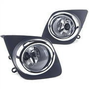 Fog Light For 08-11 Toyota Rav4 Clear Lens, Pair