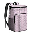 thumbnail image 1 of Pastel Donut Pattern Backpack Cooler, Leakproof Lunch Bag for Outdoor Activities and Picnic Use, 1 of 5