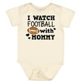 thumbnail image 3 of Inktastic I Watch Football with My Mommy Boys Baby Bodysuit, 3 of 5