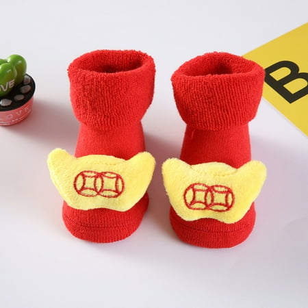 

Aayomet Baby Socks Newborn Boy Non-Slip Toddler Ankle Socks With Grips for Baby Boys and Girls - Anti-Slip Socks for Infant s and Kids B 0-12 Months