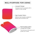 thumbnail image 6 of Redish Pink Gradient Oven Gloves And Pots Stand Set Oven Gloves And Pot Racks Pot Racks And Oven Gloves Set, 6 of 9