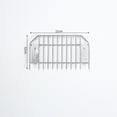 thumbnail image 1 of Drain de Sol en Toit Acier Inoxydable Rangée Latérale Coin Drainage Feuille Anti-Obstruction, 1 of 1