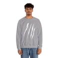 thumbnail image 5 of Effete Feline Claw Marks Scratch Unisex Heavy Blend™ Crewneck Sweatshirt, 5 of 11