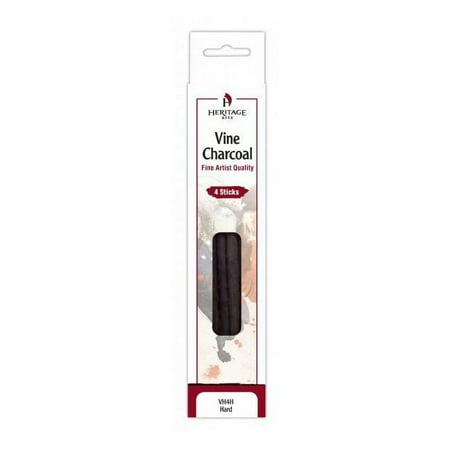 Heritage Arts Vine Charcoal Hard 4-Pack Set