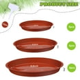 thumbnail image 2 of Bocaoying 12 Pcs Plastic Plant Saucer Tray, 5.5 / 6.3 / 9.5 Inch Plant Drip Pans Tray To Catch Water with 12 Pcs Labels, Heavy Duty Plant Pot Trays  for Indoors Outdoors, 2 of 7