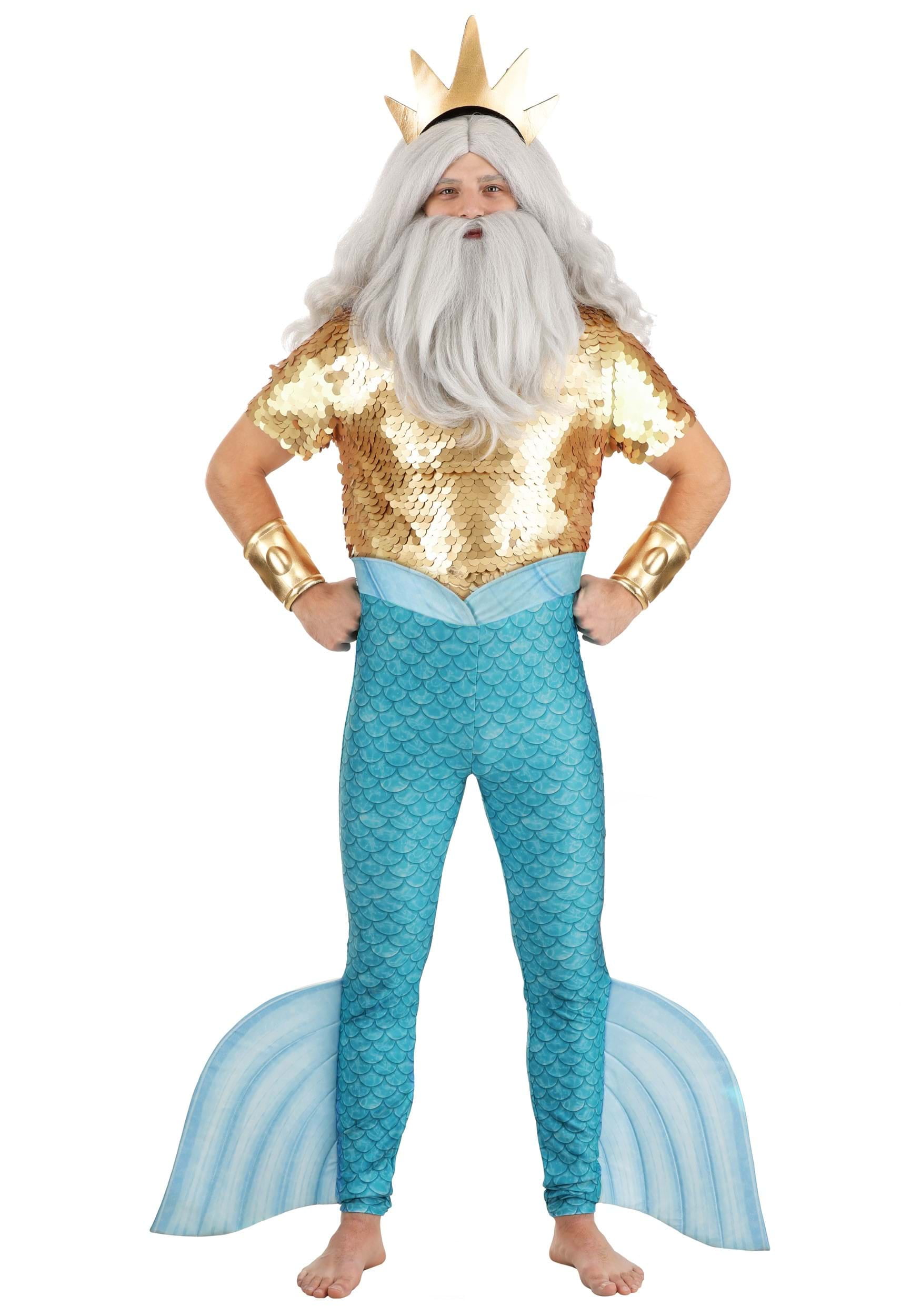 Disney The Little Mermaid Men's King Triton Costume