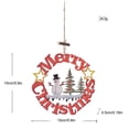 thumbnail image 2 of Bewildely Colgante de Navidad para colgar en la pared, decoración de Navidad, festival de vacaciones, decoración de ambientes de Año Nuevo, pieza Kits de decoración para fiestas Anciano Bewildely HA069348-01, 2 of 6