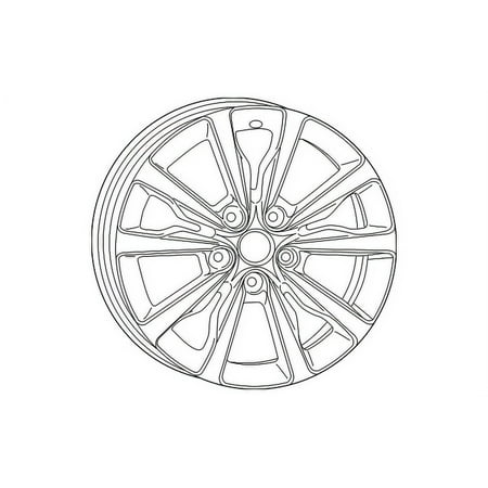Genuine OE Mopar Wheel - 5NL761AUAB Fits select: 2016-2017 DODGE DURANGO