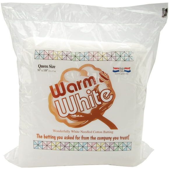 Warm Company Coton Chaud & Blanc Taille Grand 90"X108 Pouces 2442