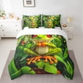 thumbnail image 2 of Castle Fairy Kids Animal Frog Twin Bedding Sets,Flying Butterflies Bedding Comforter Set, 2 of 8
