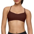 thumbnail image 1 of DAFEI CrossBack Sports Bra for Women, Low Impact Padded Racerback Spaghetti Strap Bras, Workout Yoga Tops, 1 of 8