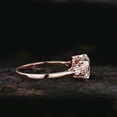 thumbnail image 4 of solitaire jewels 1.75CT Oval Moissanite Solitaire Engagement Ring For Women, 18K Rose Gold, 4 of 6