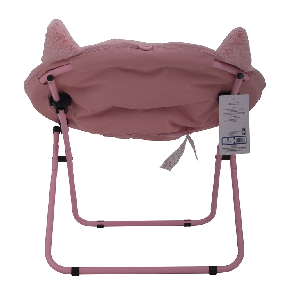 Mainstays Kids Character Saucer Chair – Cat, Pink