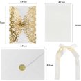 thumbnail image 5 of 50 Set Wedding Engagement Invitations Inside Laser Empty Silver Gold Festival Butterfly Invitation Cards (Gold, All Set), 5 of 5