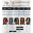 thumbnail image 3 of Mengpipi Women Chic Motorcycle Zipper Jacket Long Sleeve Light Street Fashion Lapel Test Bag Button Cuff Cool Cool Jacket Jacket S-2XL, 3 of 7