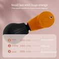 thumbnail image 4 of Portable Deep Tissue Percussion Muscle Massager Electric Professional Fitness Relaxation Fascia Massage Body Tool Hammer Gift Orange, 4 of 8